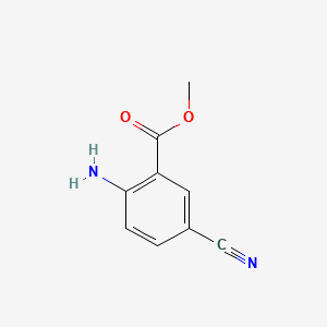 METHYL2-AMINO-5-CYANOBENZOATE structure, CAS 159847-81-1