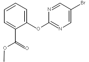 Methyl4-(5-Bromopyrimidin-2-Yloxy)Benzoate structure, CAS 926304-76-9