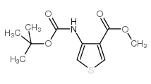 Methyl4-Boc-Aminothiophene-3-Carboxylate structure, CAS 161940-20-1