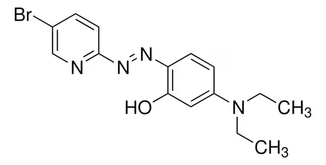 2-(5-Bromo-2-pyridylazo)-5-(diethylamino)phenol structure, CAS 14337-53-2