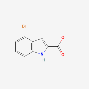 Methyl4-Bromo-1H-Indole-2-Carboxylate structure, CAS 167479-13-2