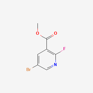 Methyl5-Bromo-2-Fluoronicotinate structure, CAS 931105-37-2