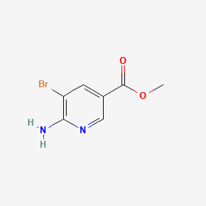 Methyl6-Amino-5-Bromonicotinate structure, CAS 180340-70-9