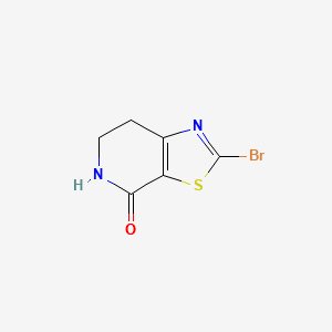 2-BROMO-6,7-DIHYDROTHIAZOLO[5,4-C]PYRIDIN-4(5H)-ONE structure, CAS 1035219-96-5
