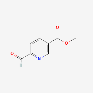 Methyl6-Formylnicotinate structure, CAS 10165-86-3