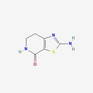 2-AMINO-6,7-DIHYDROTHIAZOLO[5,4-C]PYRIDIN-4(5H)-ONE structure, CAS 26493-11-8