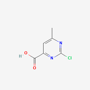 2-CHLORO-6-METHYL-PYRIMIDINE-4-CARBOXYLICACID structure, CAS 89581-58-8