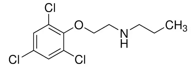 N-(2,4,6-Trichlorophenoxy)Ethyl-N-Propylamine structure, CAS 67747-01-7