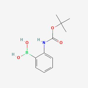 (2-BOC-AMINOPHENYL)BORONICACID structure, CAS 115377-94-1