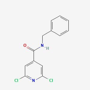 N4-Benzyl-2,6-Dichloroisonicotinamide structure, CAS 182224-71-1
