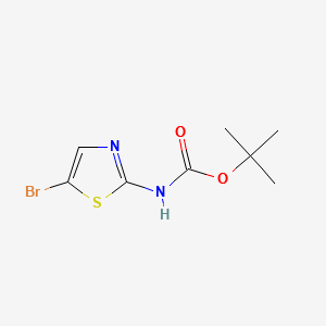 N-Boc-2-Amino-5-Bromothiazole structure, CAS 405939-39-1