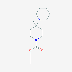 N-Boc-4'-Methyl-[1,4']Bipiperidinyl structure, CAS 864369-96-0