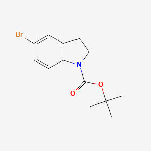 Tert-Butyl5-Bromoindoline-1-Carboxylate structure, CAS 261732-38-1