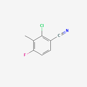 2-Chloro-3-Methyl-4-Fluorobenzonitrile structure, CAS 796600-15-2