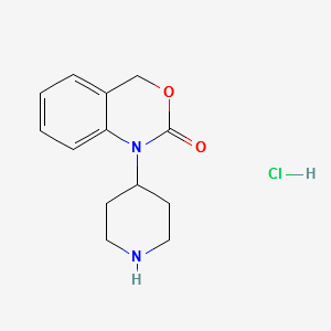 1-(4-Piperidinyl)-1,2-Dihydro-4H-3,1-Benzoxazin-2-Onehydrochloride structure, CAS 162045-31-0