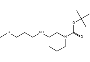 1-Boc-3-(3-methoxypropylamino)piperidine structure, CAS 887588-18-3