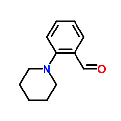 2-Piperidin-1-yl-benzaldehyde structure, CAS 34595-26-1