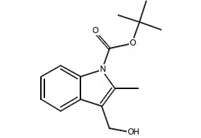 1-Boc-3-hydroxymethyl-2-methylindole structure, CAS 914349-13-6