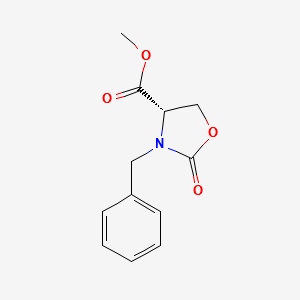 (S)-METHYL3-BENZYL-2-OXOOXAZOLIDINE-4-CARBOXYLATE structure, CAS 157823-76-2