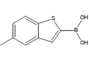 5-METHYL-1-BENZOTHIOPHEN-2-YLBORONICACID structure, CAS 136099-65-5