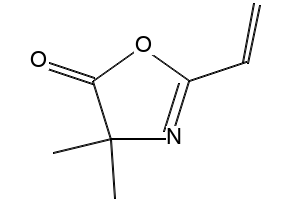 4,4-Dimethyl-2-vinyl-5(4H)-oxazolone structure, CAS 29513-26-6