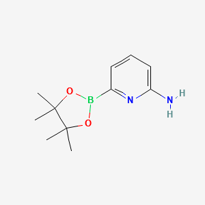 6-Aminopyridine-2-boronicacidpinacolester structure, CAS 1032758-22-7