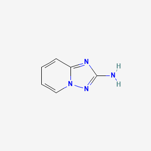 [1,2,4]Triazolo[1,5-a]pyridin-2-ylamine structure, CAS 874-46-4