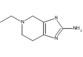 5-Benzyl-4,5,6,7-tetrahydro-thiazolo[5,4-c]pyridin-2-ylamine structure, CAS 327077-32-7