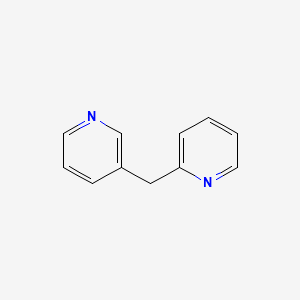 2-(PYRIDIN-3-YLMETHYL)PYRIDINE structure, CAS 128802-93-7