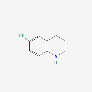 6-Chloro-1,2,3,4-tetrahydro-quinoline structure, CAS 49716-18-9