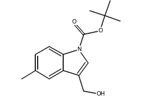 1-Boc-3-hydroxymethyl-5-methylindole structure, CAS 914349-03-4