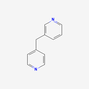 3-(PYRIDIN-4-YLMETHYL)PYRIDINE structure, CAS 78210-44-3