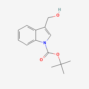 1-Boc-3-hydroxymethylindole structure, CAS 96551-22-3