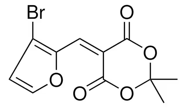 5-[(5-Bromo-pyridin-2-ylamino)-methylene]-2,2-dimethyl-[1,3]dioxane-4,6-dione structure, CAS 25165-70-2