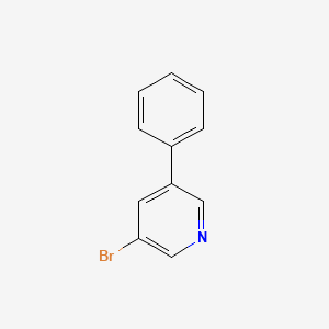 3-BROMO-5-PHENYLPYRIDINE structure, CAS 142137-17-5