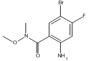2-Amino-4-fluoro-5-methoxy-benzoicacid structure, CAS 637347-90-1