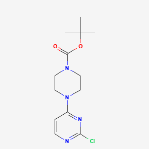 1-Boc-4-(2-chloropyrimidin-4-yl)piperazine structure, CAS 221050-88-0