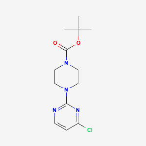 1-Boc-4-(4-chloropyrimidin-2-yl)piperazine structure, CAS 479691-42-4
