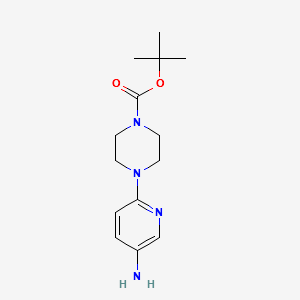 1-Boc-4-(5-aminopyridin-2-yl)piperazine structure, CAS 119285-07-3