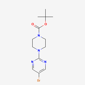 1-Boc-4-(5-bromopyrimidin-2-yl)piperazine structure, CAS 374930-88-8