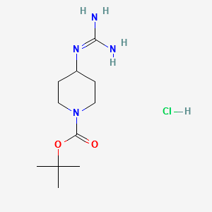 1-Boc-4-[(Aminoiminomethyl)amino]piperidinemonohydrochloride structure, CAS 885049-08-1