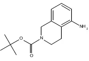 5-Amino-3,4-dihydro-1H-isoquinoline-2-carboxylicacidtert-butylester structure, CAS 201150-73-4