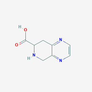5,6,7,8-TETRAHYDROPYRIDO[3,4-B]PYRAZINE-7-CARBOXYLICACID structure, CAS 764635-62-3