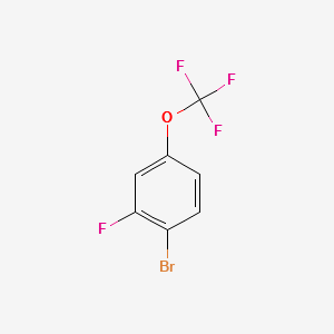 1-Bromo-2-fluoro-4-(trifluoromethoxy)Benzene structure, CAS 168971-68-4