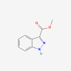 1H-Indazole-3-carboxylicacidmethylester structure, CAS 43120-28-1