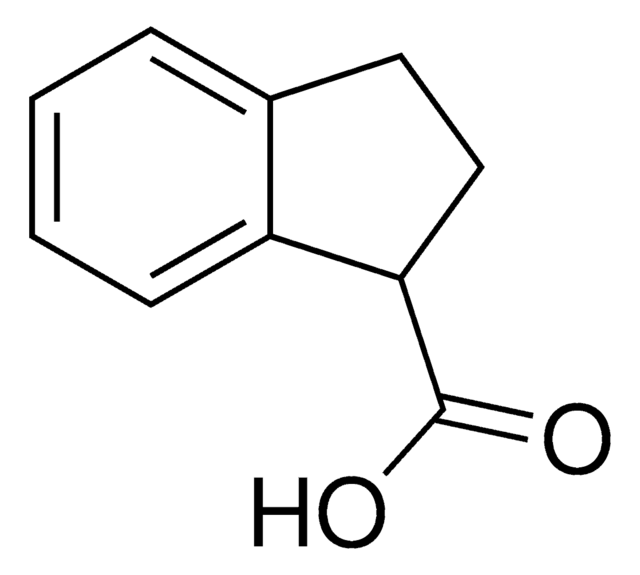1-Indanecarboxylic acid structure, CAS 14381-42-1
