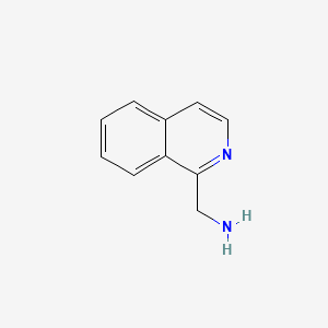 1-Isoquinolin-1-ylmethanamine structure, CAS 40615-08-5
