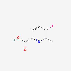 5-FLUORO-6-METHYLPYRIDINE-2-CARBOXYLICACID structure, CAS 1005474-88-3