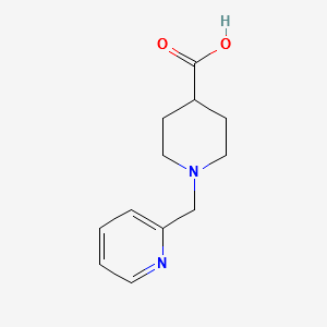 1-Pyridin-2-ylmethylpiperidine-4-carboxylicacid structure, CAS 193538-28-2