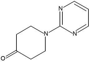 1-Pyrimidin-2-yl-piperidin-4-one structure, CAS 116247-92-8